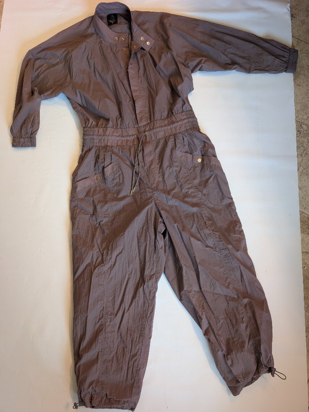 Athleta × Alicia Keys Open Back Utility Jumpsuit Plus Size 18 Smoked Almond
